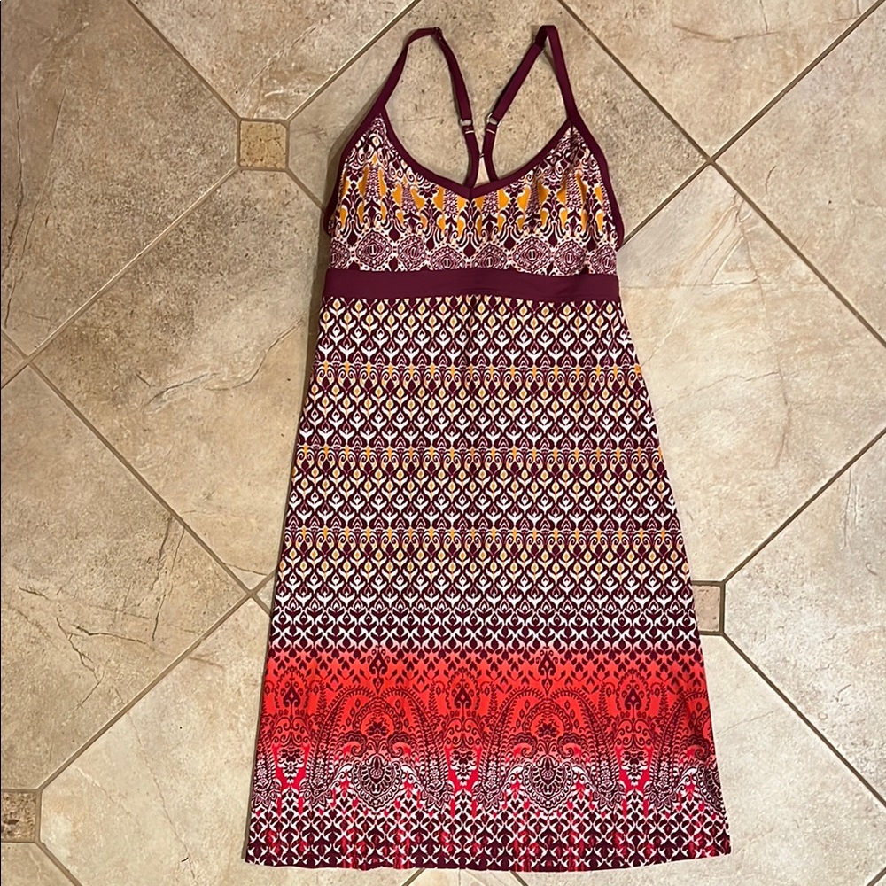 Athleta Boho Pattern Dress Size Small